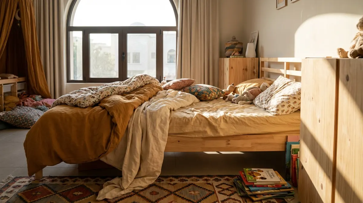 ترتيب السرير