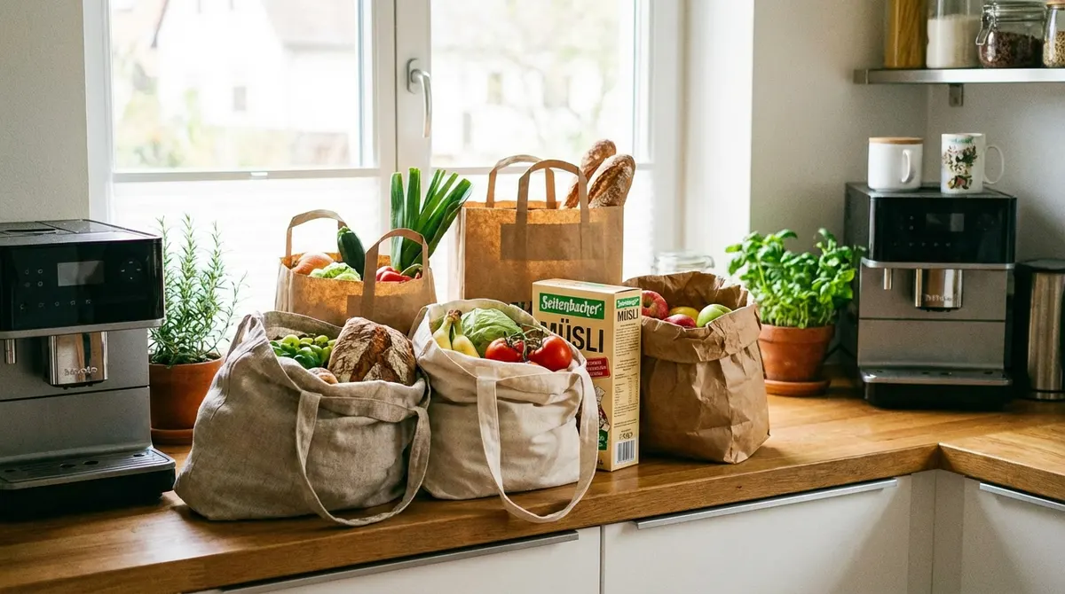 Einkaeufe einraeumen