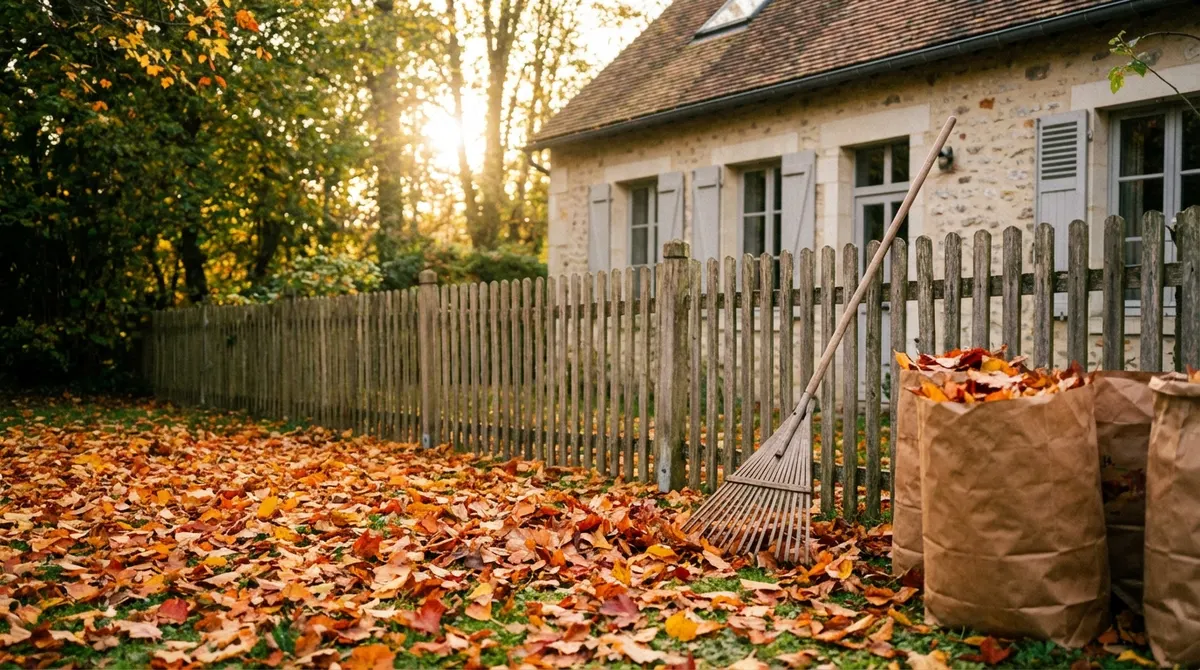Ratisser les feuilles