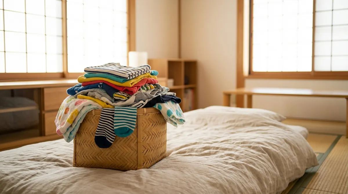 洗濯物のお片付け