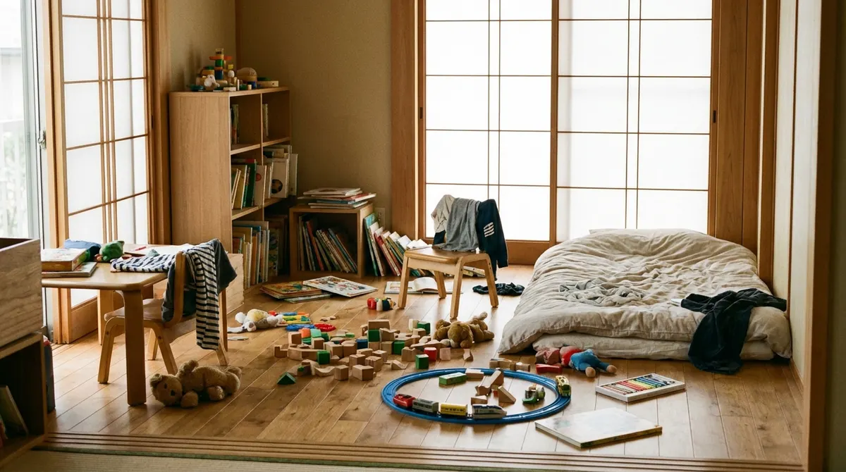 寝室の片付け