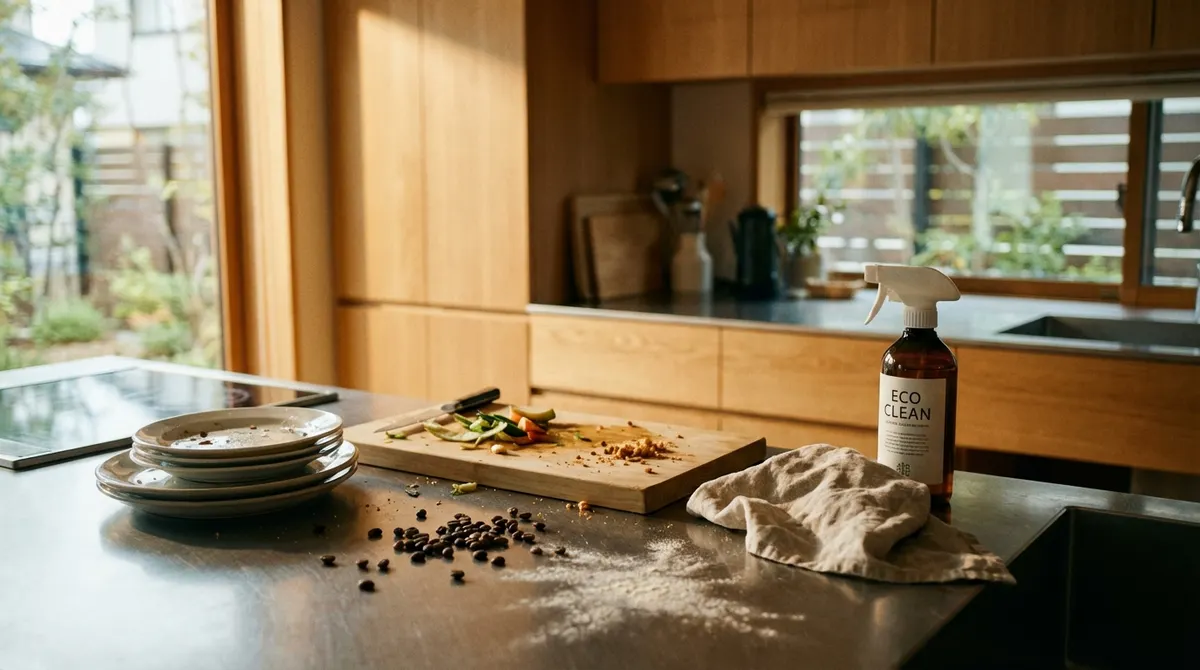 キッチンの片付け