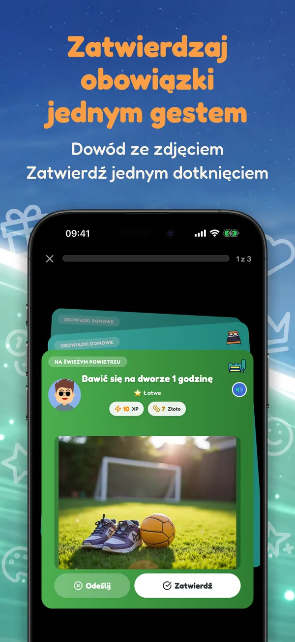 Zatwierdzaj obowiązki jednym gestem. Dowód ze zdjęciem • Zatwierdź jednym dotknięciem